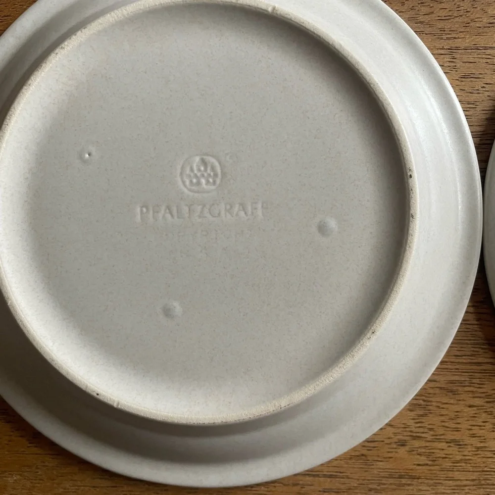Pfaltzgraff Set of Four Cream Ceramic Dinnerware